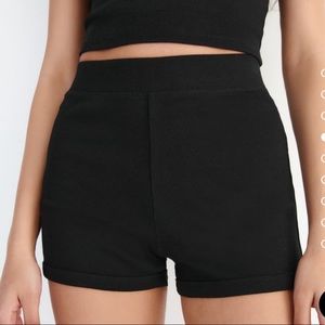 Ribbed ZARA shorts